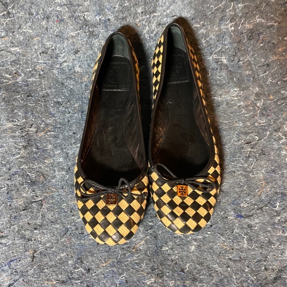 Tory Burch square toe ballet flats - Picture 1 of 5